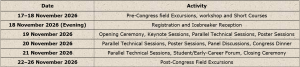 Program Schedule